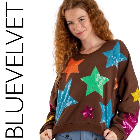 BLUEVELVET Tops - 919:  BLUEVELVET NWT SWEATSHIRT
